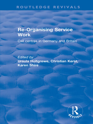 cover image of Re-organising Service Work